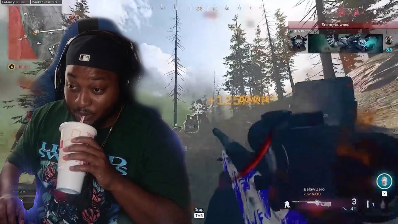 Reacting to The Best keyboard & mouse Player in Warzone @Dfalt