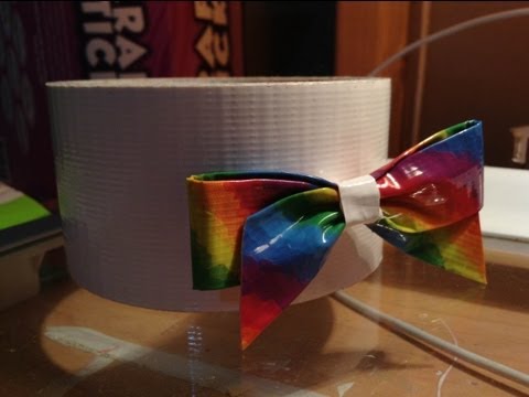 How to make a duct tape MINI Cheer Bow! {SIMPLE!}