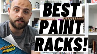 Best paint racks for miniature paints!