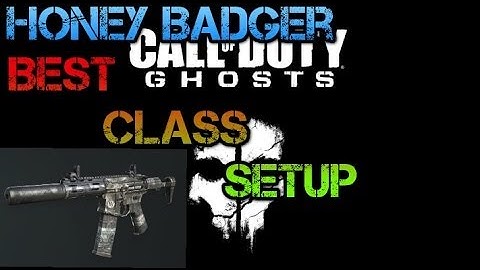 BEST CLASS SETUP! #Honey Badger - Gameplay -Call Of Duty Ghosts