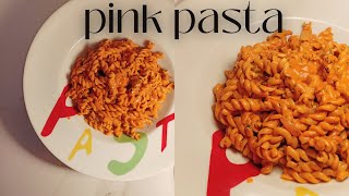مقرونية بالصلصة الوردية بدون جبن Pink sauce pasta in10 min without cheese  creamy and delicious