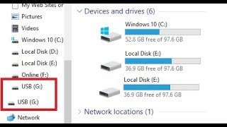 How to Fix Same Double Driver Showing in Windows 10 Explorer (100% Works)