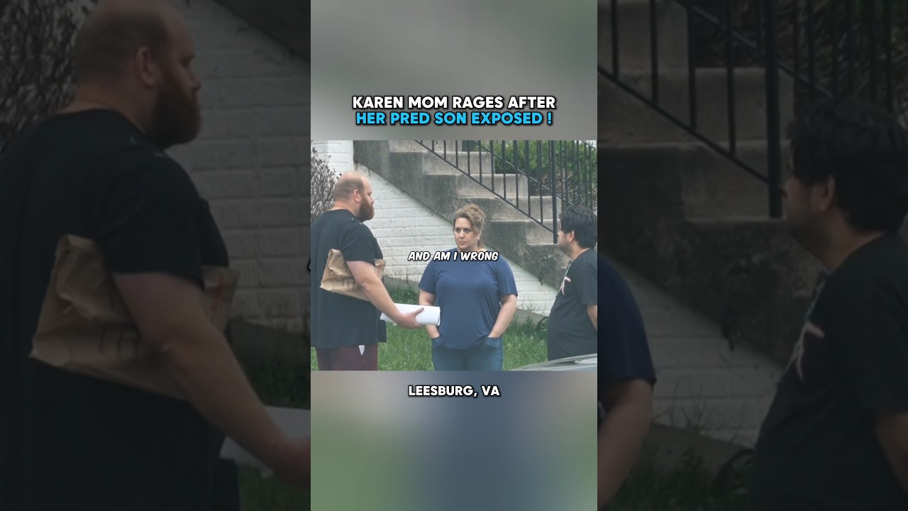 Karen Mom RAGES After Her Son Gets EXPOSED 🚨 @PredatorPoachersOfficial