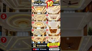 10 Premium False Ceiling Designs 2026 | Luxury Gypsum Ceiling Ideas | Modern Home Interior #interior