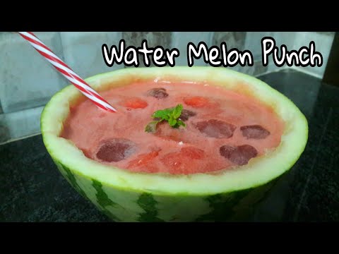 water-melon-punch-|-water-melon-mocktail-|-summer-drink-recipe