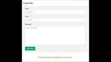 Blogger - Contact Form (Page)