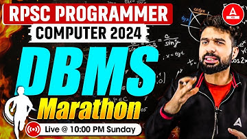 RPSC Programmer Vacancy 2024 Database Management System Marathon Classes By Rizwan Sir