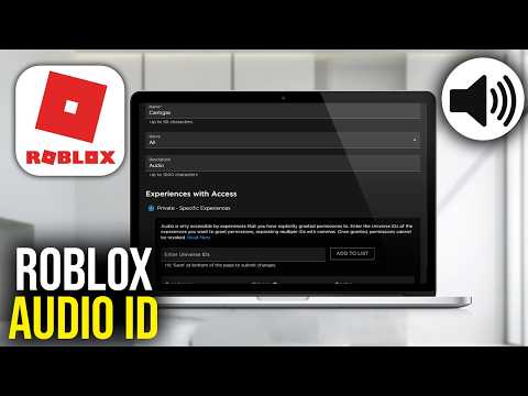 How To Make Audio ID Public in Roblox