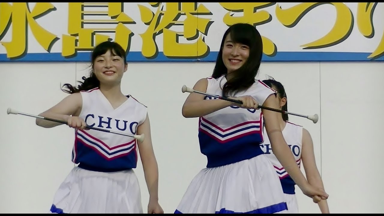 倉敷中央高校バトントワリング部 Chushikoku Cheerleader 17 Summer Youtube