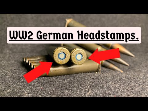WW2 German Headstamps And How to Understand Them.