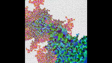 Solving mazes using a Pathfinding Algorithm -- visualized