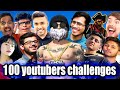 I got 100 youtubers challenge