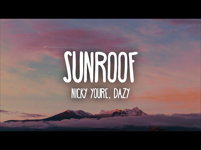 Nicky Youre, dazy - Sunroof (Lyrics) class=