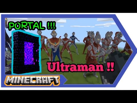 CARA MEMBUAT PORTAL ULTRAMAN - MINECRAFT