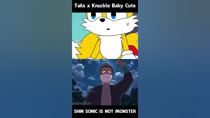 SHIN SONIC x TAILS SO BABY Cute story?! (The Sonic Tapes Animation)