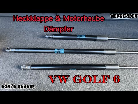 VW Golf 6 Bj-09 Motorhaube&Heckklappe Dämpfer Wechsel Tutorial #vw #golf  #gti 