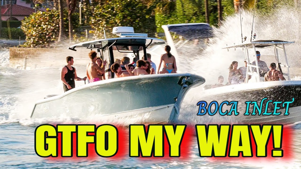 ⁣RECKLESS BOATING | BOCA INLET | BOATS VS WAVES