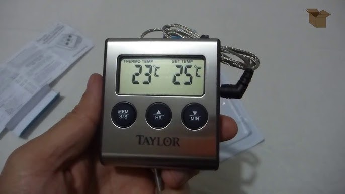 Taylor Pro Digital Cooking Thermometer w/ Timer White