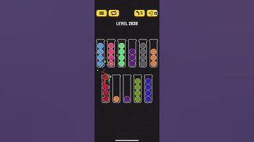 Ball Sort Puzzle Level 2838