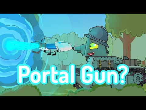 D1 open the portal | short clip 4 | cartoon about tank.