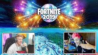 FORTNITE 2019 NEW YEARS EVENT! (STREAMER REACTION)