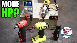 Die Grinders that Beat M12? On the Dyno: Ryobi & Harbor Freight