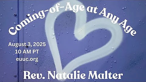 Sunday Services - Rev. Natalie Malter