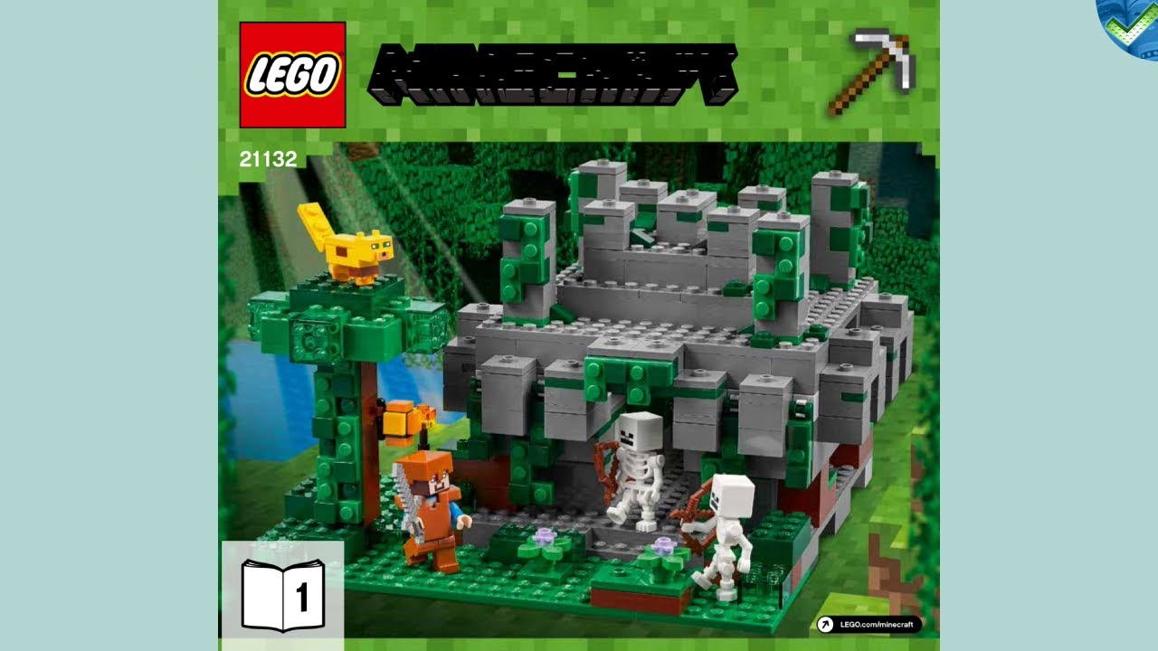 21132 The Jungle Temple LEGO® Minecraft Manual at the Brickmanuals  Instruction Archive