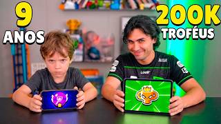 PRO PLAYER VS CRIANÇAS no BRAWL STARS QUEM VENCE?