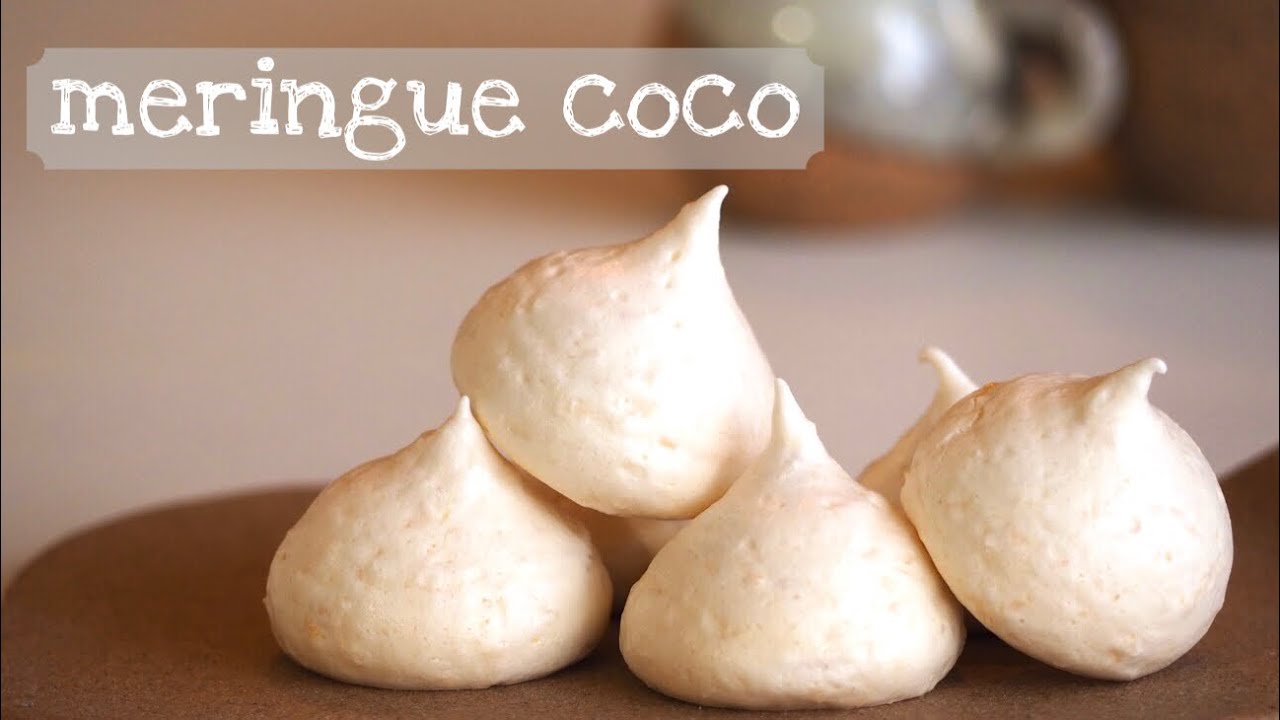 【卵白消費】簡単さくさく！ココナッツのメレンゲクッキーMeringue cocoの作り方