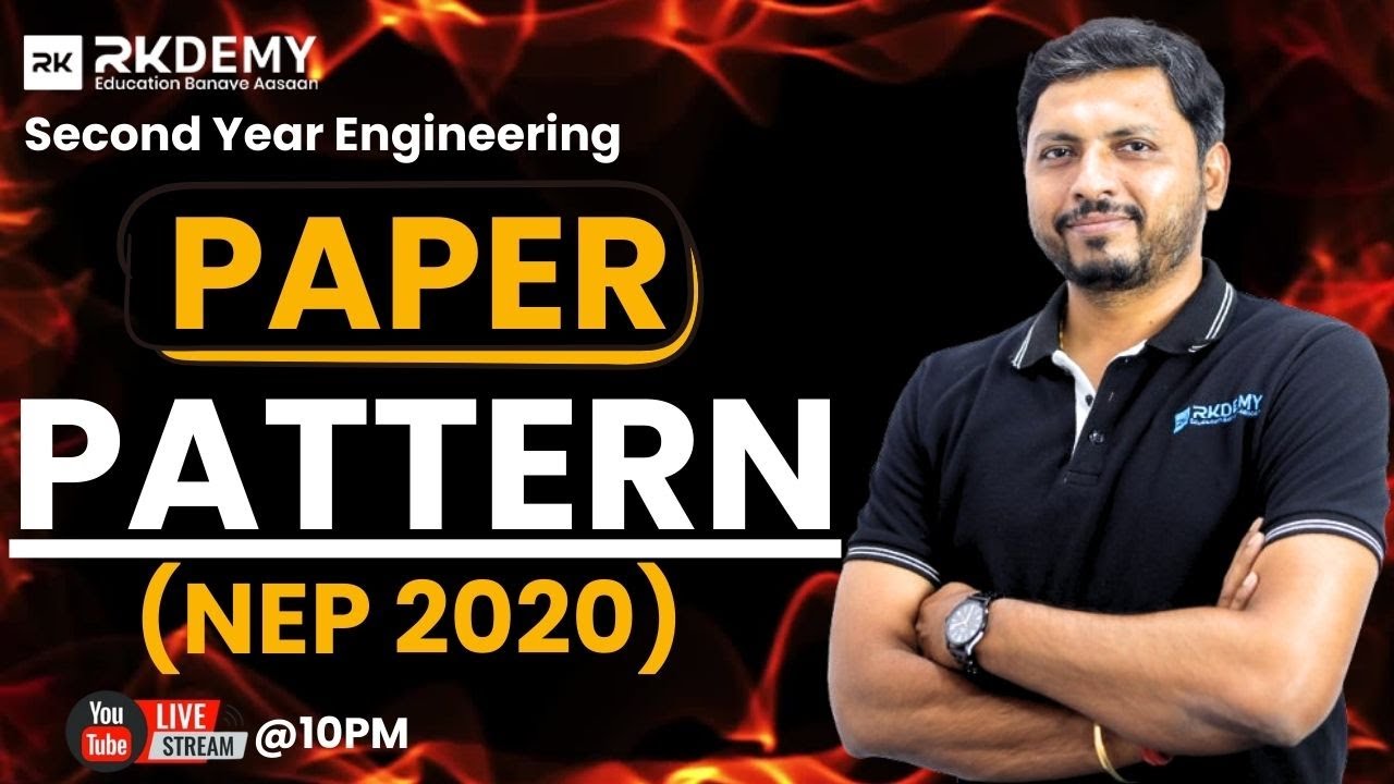 DAY 23: NEP 2020 Paper Pattern Explained | SE Engineering | RK SIR | RKDEMY