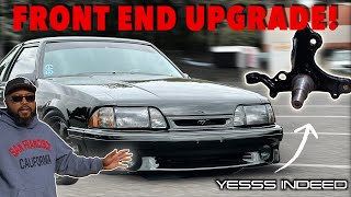 Foxbody Mustang - Black Widow Gets Sn95 Spindles