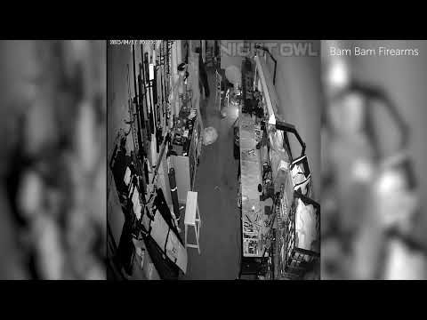 Caught on Camera: Suspects crawl through hole in wall to burglarize Pueblo firearm store