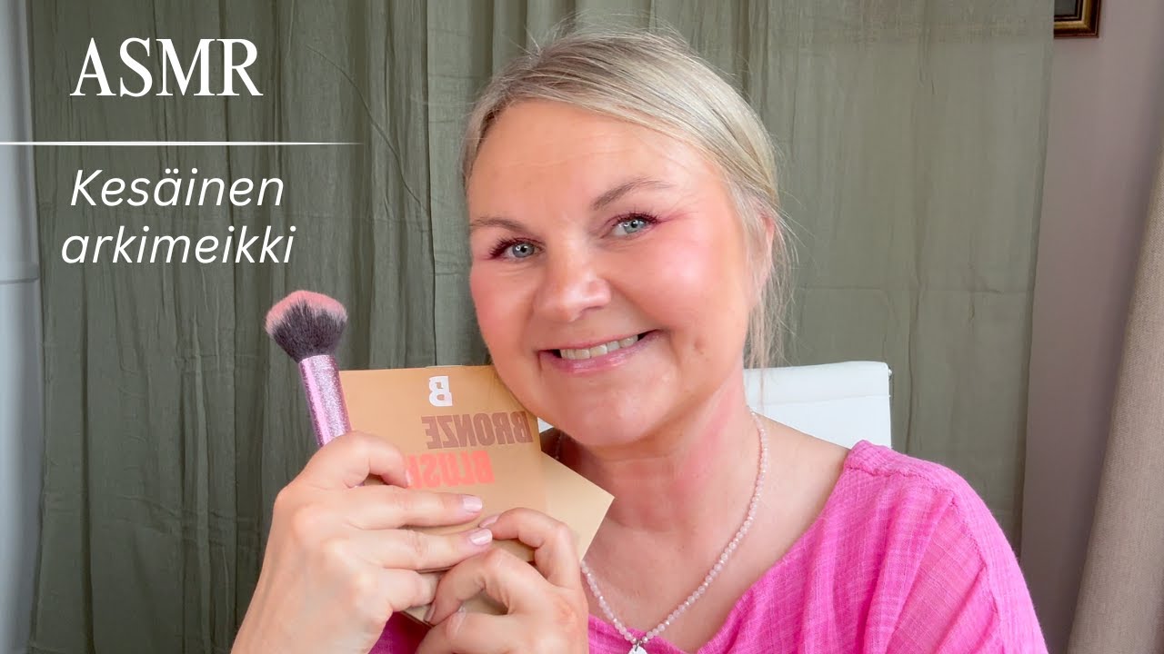 ASMR SUOMI - Kesäinen arkimeikki