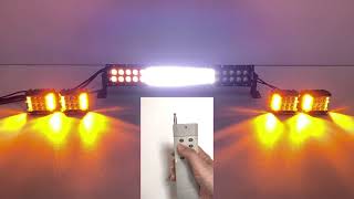 Sync Control 8 Buttons For White Amber Light Bar And Led Pods