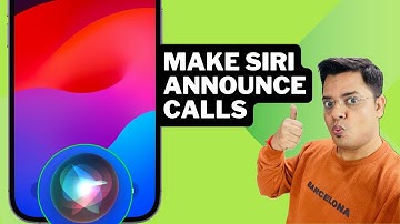 How to Make Siri Announce Phone Calls on iPhone (2024)