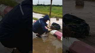 Unblocking a Flash Flood Drain to Prevent Disaster!