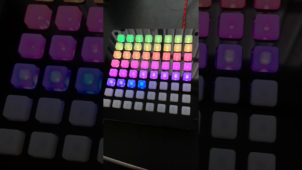 Adafruit UNTZtrument / 8x8 NeoTrellis Feather M4 testing - YouTube