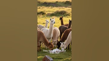 “Alpacas & Llamas: The Goofy Charmers of the Animal World 🦙 #animals #wildlife #information #america