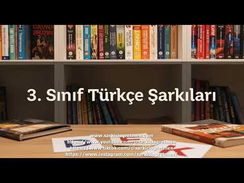 3. Sınıf Türkçe Okuma Becerileri şarkısı v 2 2 — 3. Sınıf Türkçe eğitim şarkısı kapak görseli