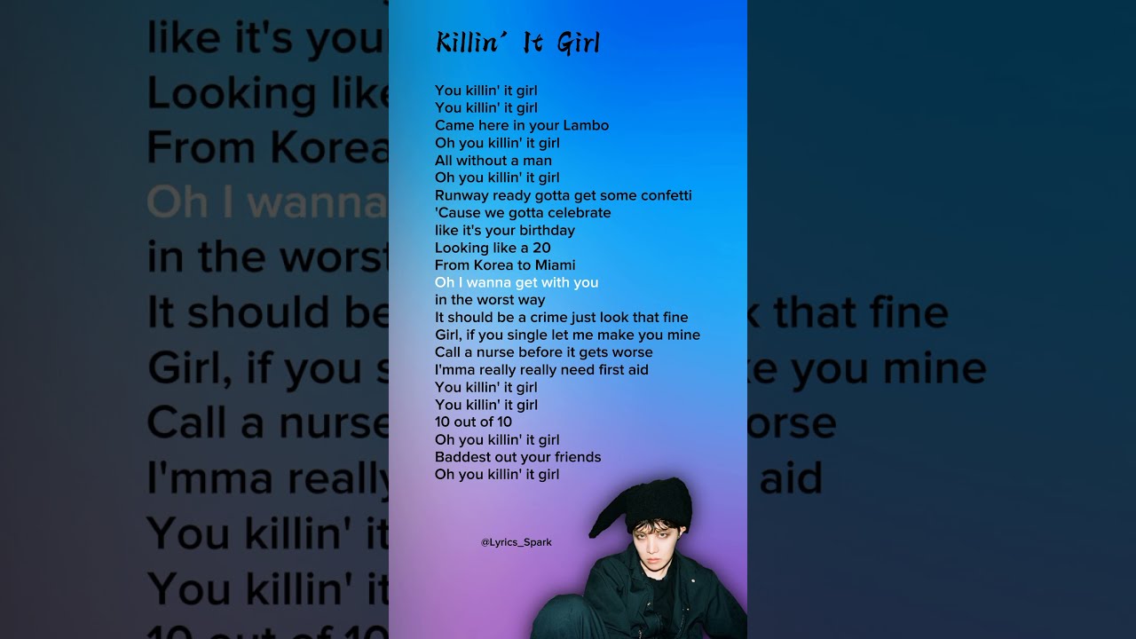 j-hope (feat. GloRilla) - Killin' It Girl #lyrics #music #killingitgirl #jhope #btsmember