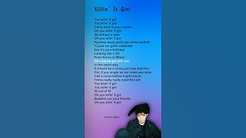 Thumbnail of j-hope (feat. GloRilla) - Killin' It Girl (Lyrics) #lyrics #music #killingitgirl #jhope #btsmember