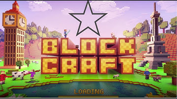 Playing Block craft 3D! for the first time