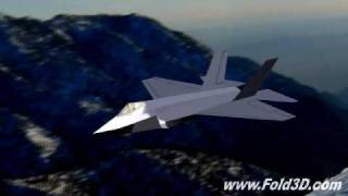 F-35C CV Variant 3D Paper Model Design Concept. This model will fly too!