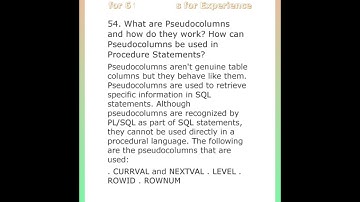 Top Oracle PL/SQL Interview Questions and Answers for freshers and experienced..