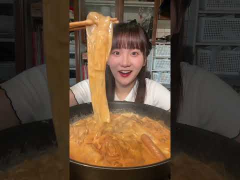 SNSでバズってるタンミョン作ってみた🤭#shorts#asmr