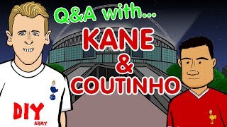 ❓Q&A: Kane and Coutinho❓(Parody  Tottenham vs Liverpool 2017 preview)