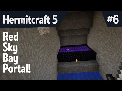 Red Sky Bay Portal! — Hermitcraft 5 ep 6