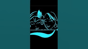 Draw Lord Krishna And Radha Using Python Turtle Graphics | Python | #shortvideo #shorts #krishna