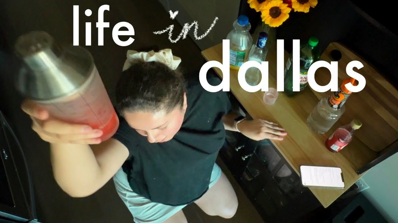 weekend in dallas vlog | thrifting, cafe hopping, girls night, self care, & building a... robot?